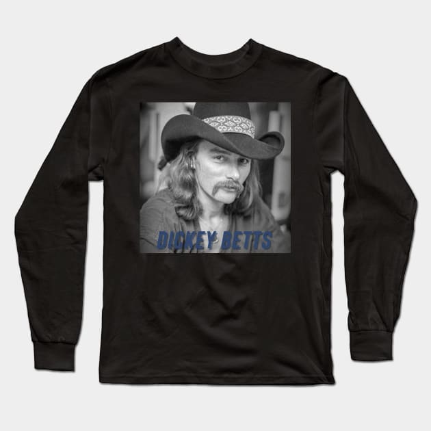 Dickey Betts Long Sleeve T-Shirt by LivingCapital 